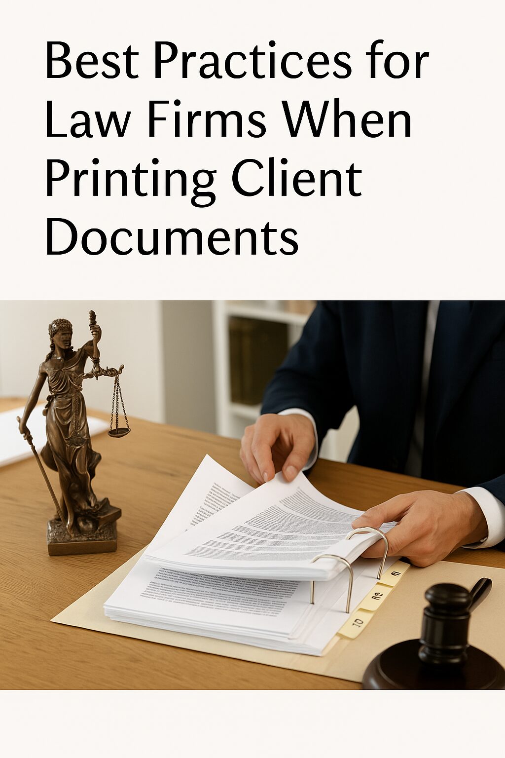 Best Practices for Law Firms When Printing Client Documents