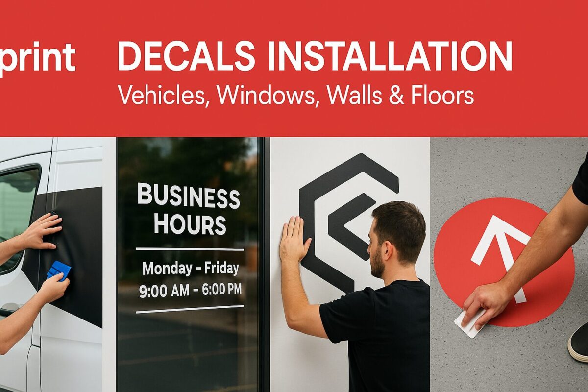 Decals Installation Services in Vancouver