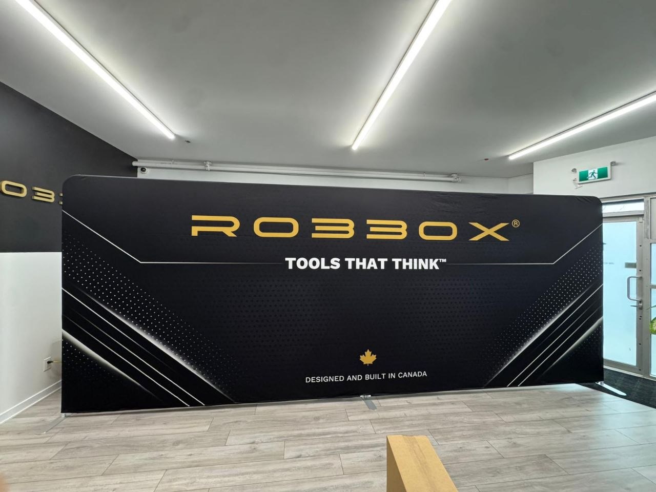 Custom fabric trade show backdrop for branded event displays in Vancouver